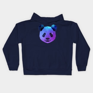 Galaxy Panda Geometric Animal Kids Hoodie